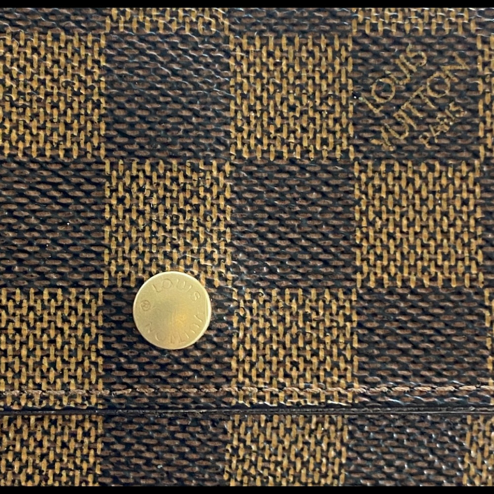 LOUIS VUITTON Porte Tresor Wallet in Damien Ebene good condition with box * - Picture 5 of 15